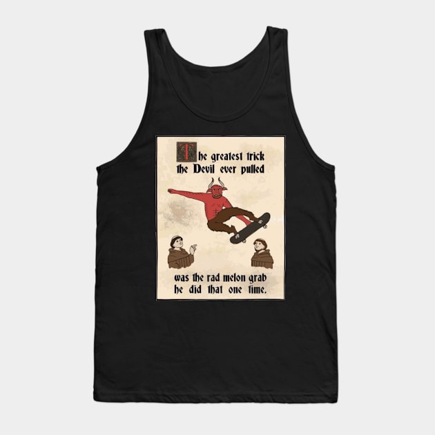 Skateboarding Devil Tank Top by K3rst